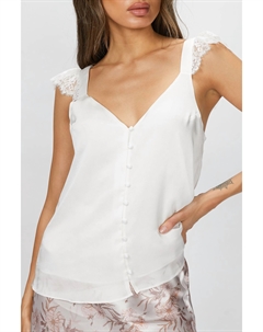 Топ Victoria Cami In White Cami nyc