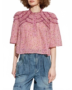 Кармен топ в розовом Isabel marant