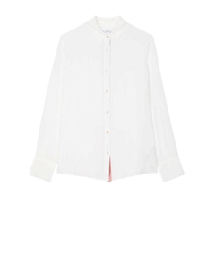 Кремовая шелковая блузка Paul smith