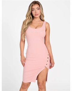 Платье миди Umaya Logo, розовый Guess factory