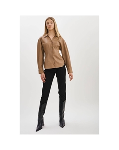 Скайлар | Искусственная кожаная рубашка, черный Lamarque