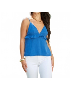 Майка Carson с открытой спиной в цвете «Олимпийский синий» Sundays