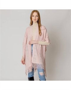 Сплошное кружевное пончо руана, розовый Truedames