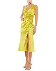 Платье миди, Chartreuse Mac duggal