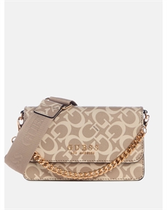 Сумка-кроссбоди с логотипом Indira, Caramel Guess factory