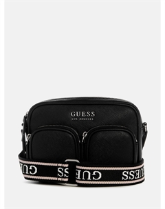 Сумка через плечо Pennywise из искусственной кожи, черный Guess factory