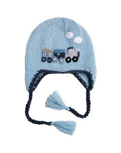 Шапочка Choo Choo для мальчиков в голубом цвете Huggalugs