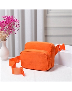 Сплошная нейлоновая сумка-слинг Поясная сумка Бандана, оранжевый Fashnzfab