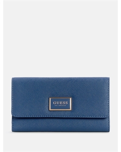 Элегантный клатч-кошелек Abree Slim, индиго Guess factory