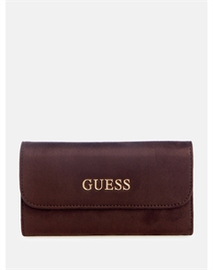 Демилза Искусственная Замша Узкий Клатч Кошелек, Chocolate Guess factory