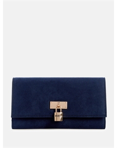 Калин Искусственная замша Узкий клатч-кошелек, индиго Guess factory