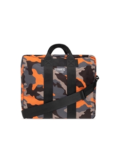 Сумка Ceresio 9 Logo Camo, черный Dsquared2