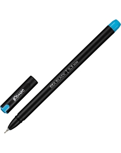 Ручка шариковая неавтоматическая Sea Black синяя (толщина линии 0.3 мм) Комус