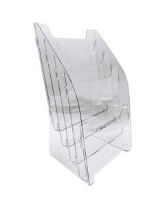 Подставка настольная для рекламных материалов А5 односторонняя 4 отделения Attache