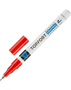 Маркер промышленный лаковый ZP1103 красный 1 мм (1827856) Topfort