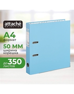 Папка-регистратор Bantex () Economy Plus 50 мм голубая бумвинил/бумага с защитным уголком Attache selection