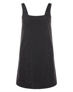 Платье с отделкой стразами Pinko