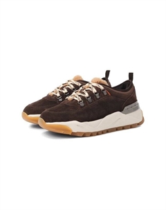 Замшевые кроссовки Santoni