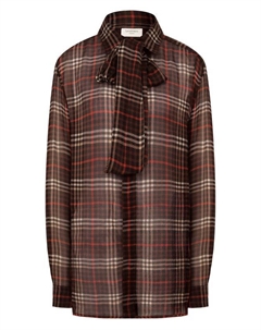 Шелковая блузка Saint laurent