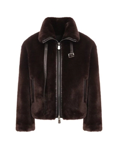 Шуба из экомеха Pinko