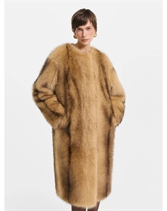 Длинная шуба из экомеха Love republic
