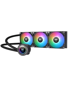 Система охлаждения жидкостная TH420 V2 ARGB CL-W376-PL14SW-A LGA1200/1700/1851/AM4/AM5 (3*140mm, 500-1800rpm, 84.32CFM, 34.7dBa, 4-pin PWM Thermaltake