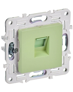 Розетка компьютерная SK-K10-2-K06 SKANDY RJ45 кат.6 SK-K02M мятная Iek