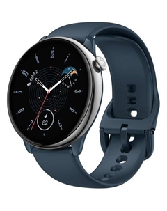 Смарт-часы GTR Mini A2174, 42.83мм, 1.28", синий/синий Amazfit