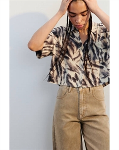 Рубашка укороченная из вискозы Befree