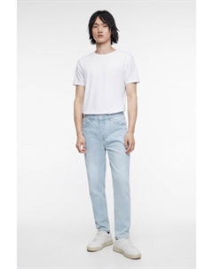 Джинсы slim зауженные базовые с вареным эффектом Befree