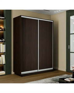 Шкаф-купе 1800x450x2200 Экспресс 2 Венге ЛДСП Bravo