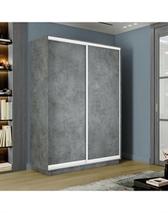 Шкаф-купе 1800x450x2200 Экспресс 2 Бетон ЛДСП Bravo