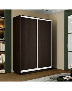 Шкаф-купе 1800x450x2400 Экспресс 2 Венге ЛДСП Bravo