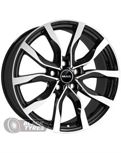 Литой диск Highlands 8x19/5x108 D63.4 ET45, Черные Mak