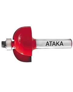 Фреза 562381, кромочная, калевочная, ф38.1*16 мм, r12.7 мм, хв.12 мм Атака