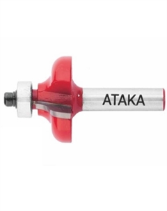 Фреза 422381, кромочная калевочная, ф38,1*15,9мм, r6,3мм, хв.8мм Атака