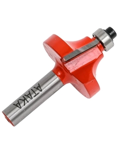 Фреза 601318, кромочная, калевочная, ф31.8*16.6 мм, r9.5 мм, хв. 8 мм Атака