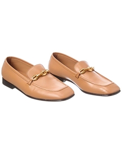 Джимми Чу Даймонд Тилда Кожаные Лоферы (Аутентичные, бывшие в употреблении), Tan Jimmy choo