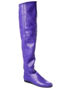 Архе Ладжики Кожаные ботфорты, синий Arche