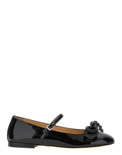 Балетки 'Double Bow' с двойным бантом, черный Mach & mach