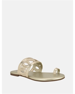 Сандалии Loons с вырезом и кольцом на пальце, золотой Guess factory