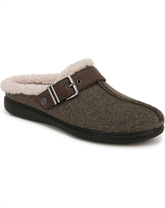 Женские тапочки-слипоны Eternity с пряжкой и искусственным мехом, зеленый Bzees