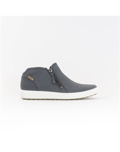 Мягкие ботильоны с 7 боковыми молниями, цвет Dark Shadow, Dark Shadow Ecco