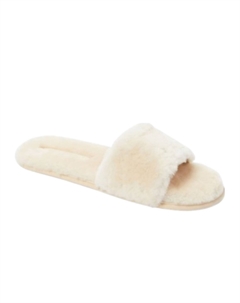 Женские тапочки Palah Shearling Slide из натуральной овчины Rebecca minkoff