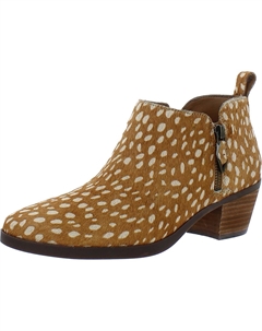 Cecily Женские Замшевые Ботильоны, Tan Deer Print Vionic