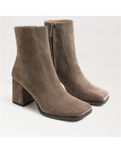 Mayla I2796L1300 Женские 10 Оливковый Замша Квадратный носок Ботильоны KHD428 Sam edelman