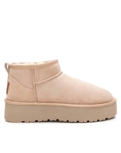 Женские зимние замшевые ботильоны Beige Xti