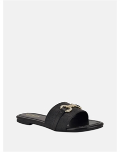Сандалии Lamera Logo Slide, черный Guess factory