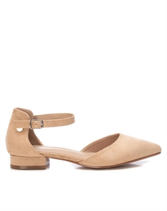 Женские балетки с ремешком на щиколотке в цвете таупе, Taupe Xti