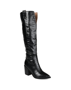 Collection Женские Широкие сапоги до колена Tru Comfort Foam с широкой голенищей Therese, черный Journee